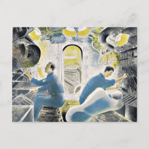 Carte Postale Eric Ravilien, Contrôles De Travail Sous L'Immerge