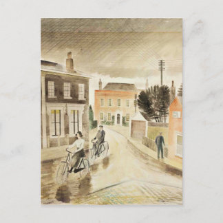 Carte Postale Eric Ravilious - Village Street, fine art