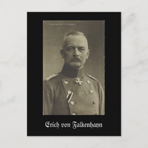 Carte Postale Erich von Falkenhayn