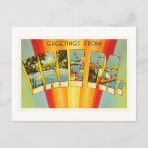 Carte Postale Erie Pennsylvania PA Vieux souvenir Vintage voyage