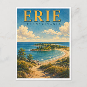 Carte Postale Erie Pennsylvanie Presque Isle GeoSaga