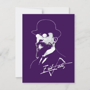 Carte Postale Erik Satie