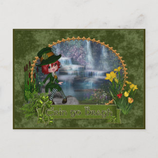 Carte Postale Erin Go Bragh St Patrick's Day