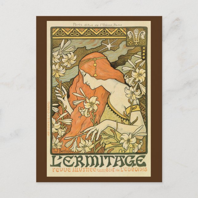 Carte Postale Ermitage Art nouveau (Devant)