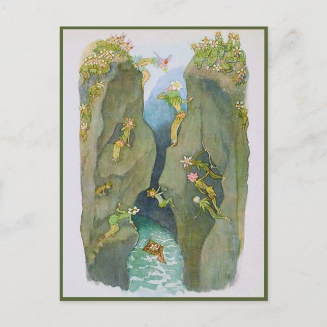 Carte Postale Ernst Kreidolf Vintage Flower Tale (Devant)