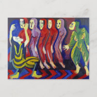 Ernst Ludwig Kirchner - Danse de la mort de Mary W