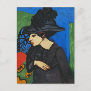 Carte Postale Ernst Ludwig Kirchner - Dodo avec un Casquette de
