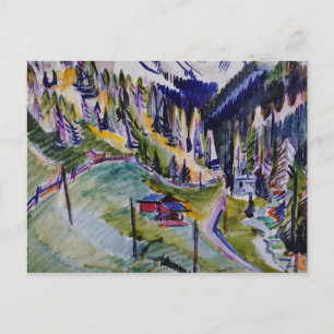 Carte Postale Ernst Ludwig Kirchner - Paysage de montagne