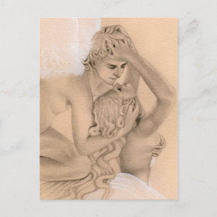Carte postale Eros et Psyche