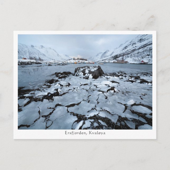 Carte Postale Ersfjorden Norvège (Devant)