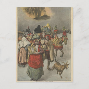 Carte Postale Éruption de l'Etna