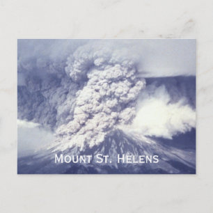 Carte Postale Éruption du mont St. Helens, 18 mai 1980