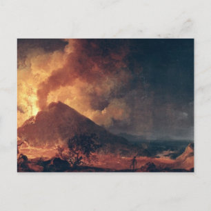 Carte Postale Éruption du Vésuve en 1771