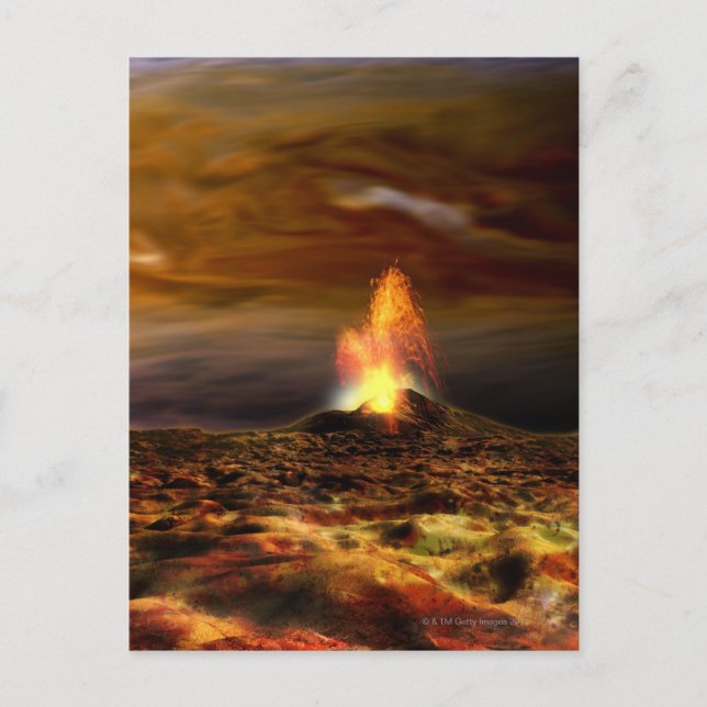 Carte Postale Éruption volcanique sur Io (Devant)