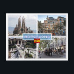 Carte Postale ES Barcelona - Sagrada Familia - Casa Batllo<br><div class="desc">Vous y trouverez le souvenir de vos vacances. Cette catégorie contient des souvenirs de nombreux endroits dans : Espagne - Barcelone - Sagrada Familia - Casa Batllo - Park Guell - La Rambla. Amaze amis et parents avec les souvenirs uniques de votre voyage ! Essayez-nous !</div>