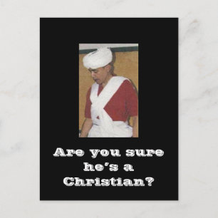 Carte Postale Es-tu sûr qu’il est chrétien ?