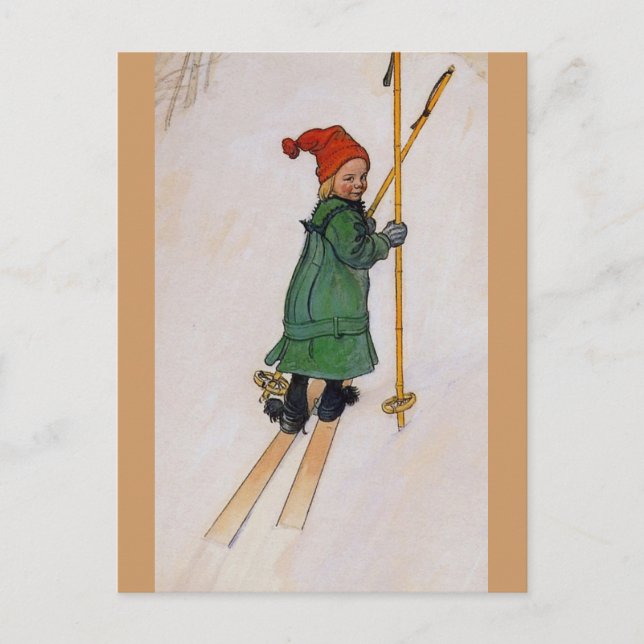 Carte Postale Esbjorn sur Skis 1905 (Devant)