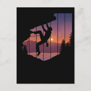 Carte Postale Escalade de roche Hommes Alpinisme