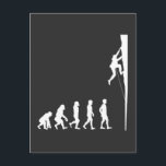 Carte Postale Escalade Evolution Climber Freeclimbing Adventurer<br><div class="desc">Le cadeau de randonnée parfait pour l'alpiniste. Cette escalade Evolution Design fait un grand cadeau avec l'esprit randonneur & grimpeur. Idéal comme Anniversaire et cadeau d'alpiniste de Noël.</div>