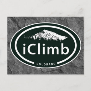 Carte Postale Escalade iClimb Colorado Rocky Mountain