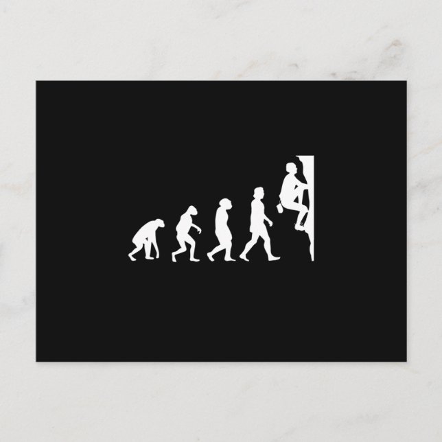 Carte Postale Escalade Mountain Evolution (Devant)