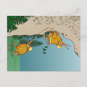 Carte Postale Escalade rocheuse de Kiwi Bird