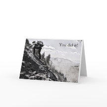 Carte postale - Escalade, vous l'avez fait !