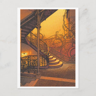 Carte Postale Escalier