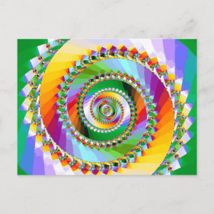 Carte Postale Escalier de rêves Imaginaire fractal