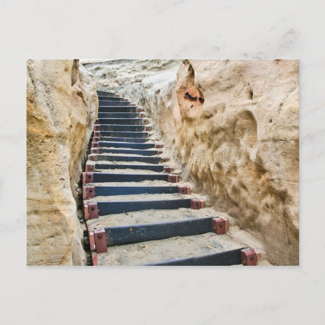 Carte Postale Escalier de sable (Devant)