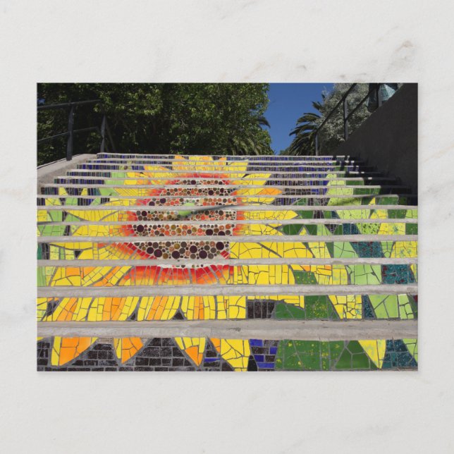 Carte Postale Escalier de tournesol (Devant)