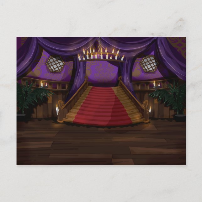 Carte Postale Escalier déplaisant (Devant)