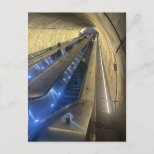 Carte Postale Escalier du métro de Washington