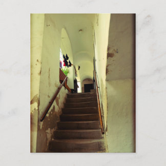 Carte Postale Escalier romantique à Keszthely, Hongrie
