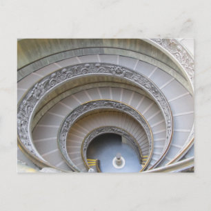 Carte Postale Escalier Spiral