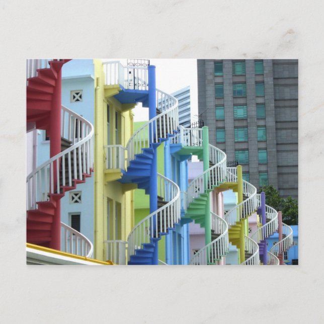 Carte Postale Escaliers (Devant)