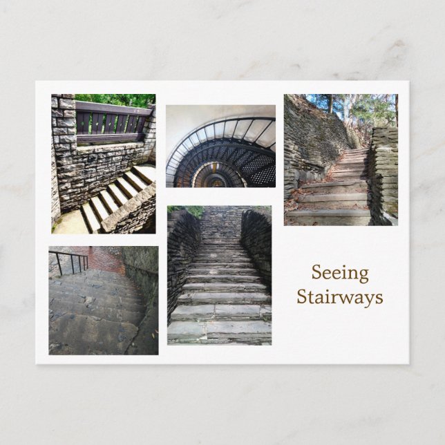 Carte Postale Escaliers 2 (Devant)