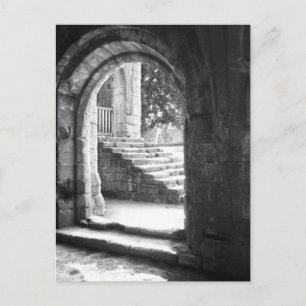 Carte Postale Escaliers En Pierre Dans L'Abbaye Des Fontaines