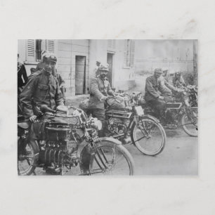 Carte Postale Escouade de moto italienne