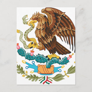 Carte Postale Escudo Nacional de México - Emblème mexicain