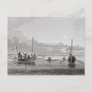 Carte Postale Eskimaux en direction des bateaux à Shoalwater
