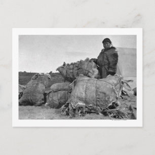 Carte Postale Eskimo Fur Dealer à Nome, Alaska Photographie