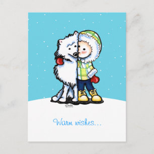 Carte Postale Eskimo Kisses hiver