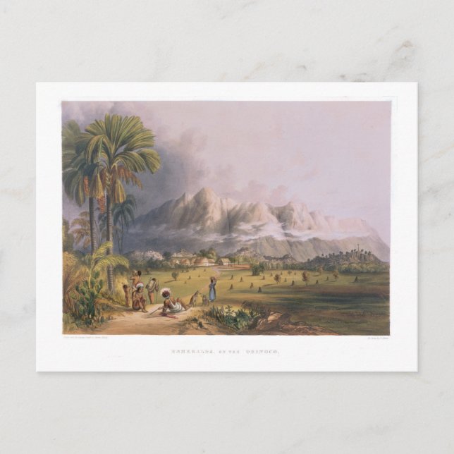 Carte Postale Esmeralda, sur l'Orinoco, site d'une Missi espagno (Devant)