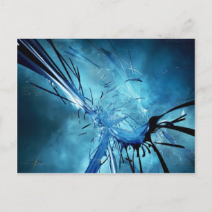 Carte Postale Espace bleu