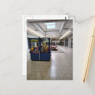 Carte Postale Espace liminaire Jeux de centre commercial abandon