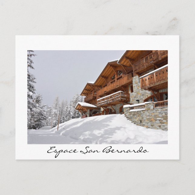 Carte postale Espace San Bernardo (Devant)