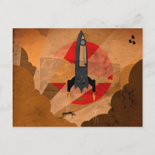 Carte Postale Espace vintage