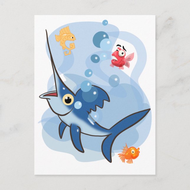 Carte Postale Espadon (Devant)