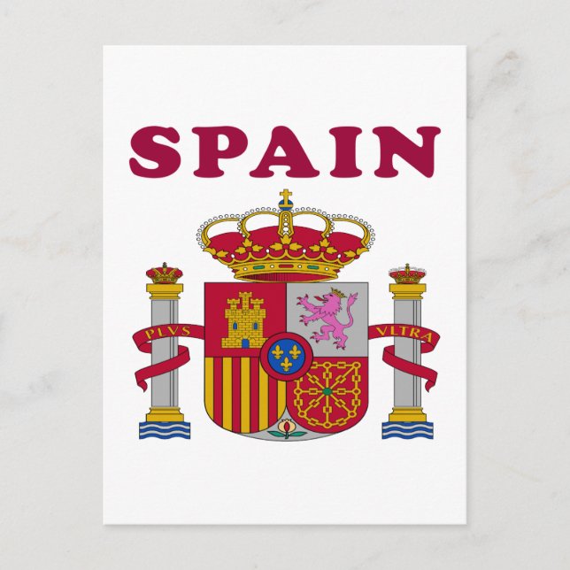 Carte Postale Espagne Armoiries Designs (Devant)